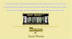Desktop Screenshot of goodebooks.net